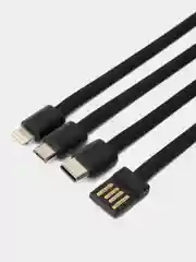 Power Bank 50000 внешний аккумулятор с быстрой зарядкой 22.5W и встроеными кабелями