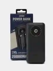Черный внешний аккумулятор 20000mah, 22,5W, повербанк, Powerbank Remax, портативная зарядка