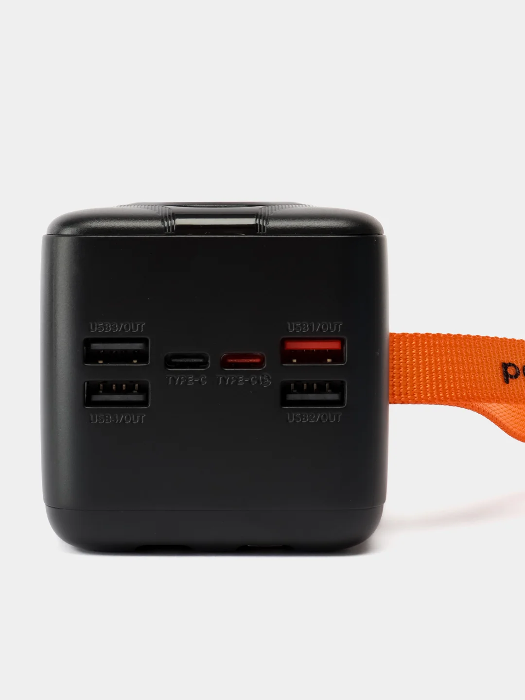 Угольный портативная зарядная станция 80000mAh/60000mAh/30000mAh. Power Bank быстрой заряткой 22,5W