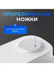 Белый весы напольные электронные Titan Electronics Умные весы стеклянные до 180 кг