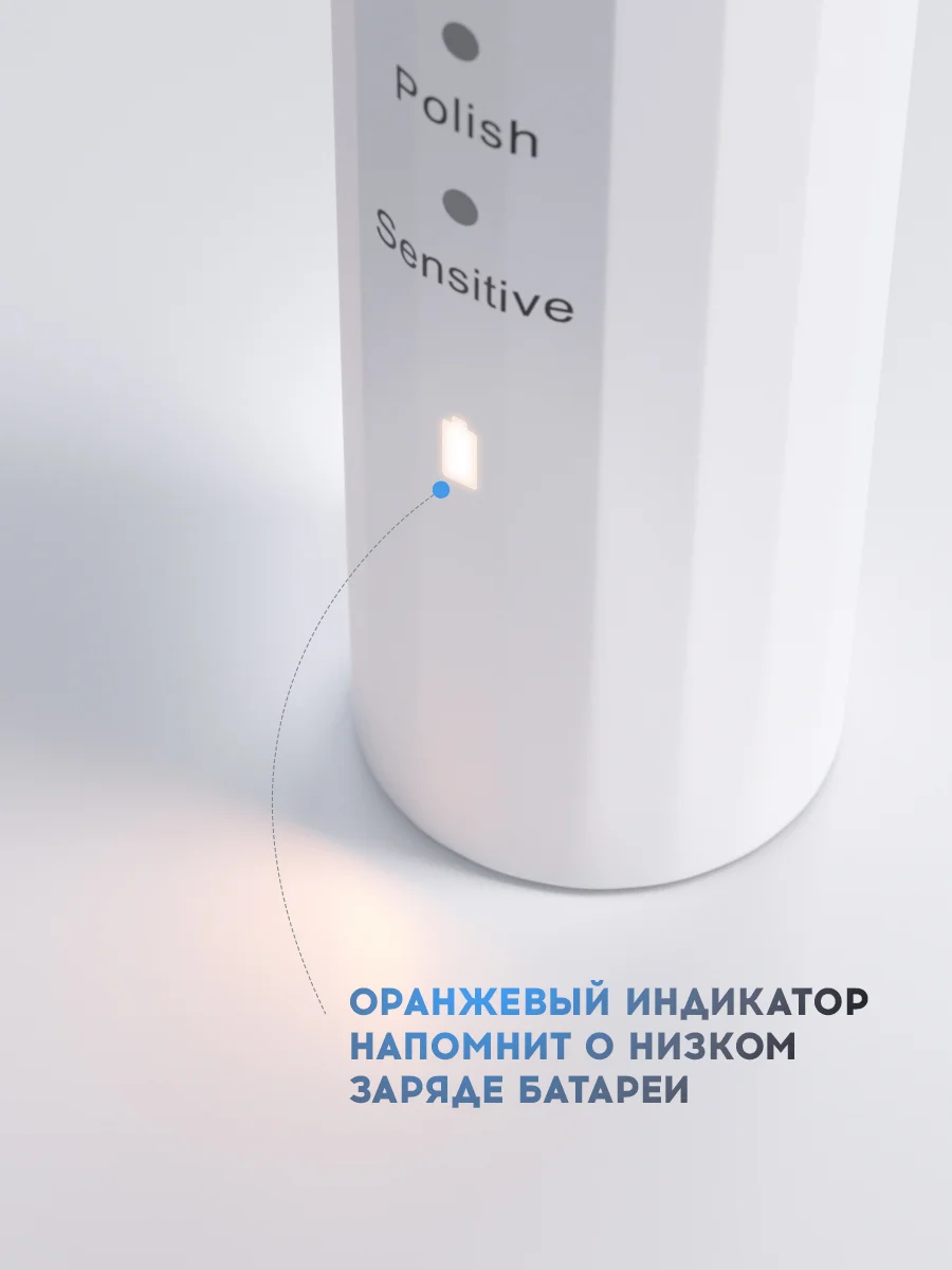 Электрическая звуковая зубная щетка Titan Electronics, 2 насадки