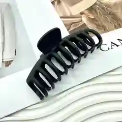 Черный зажим, гребень для волос