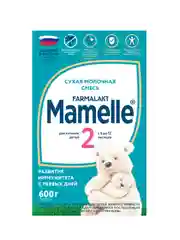 Смесь сухая молочная MAMELLE 2 адаптированная последующая с 6 до 12 месяцев, 600г