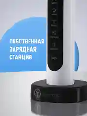 Черный электрическая зубная щетка Titan Electronics, 2 насадки