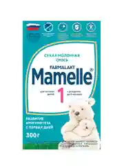 Смесь сухая молочная MAMELLE 1 адаптированная начальная с рождения до 6 месяцев, 300г