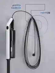 Черный titan Electronics пылесос вертикальный проводной 01, пластиковая трубка