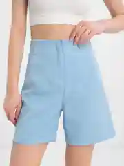 Голубой шорты женские классические