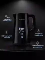 Черный электрический чайник Titan Electronics