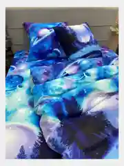 Постельное белье, 1,5 сп, 2 спальное, евро, семейный, бязь ivSubelIa "Вселенная", 70 x 70