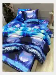 Постельное белье, 1,5 сп, 2 спальное, евро, семейный, бязь ivSubelIa "Вселенная", 70 x 70