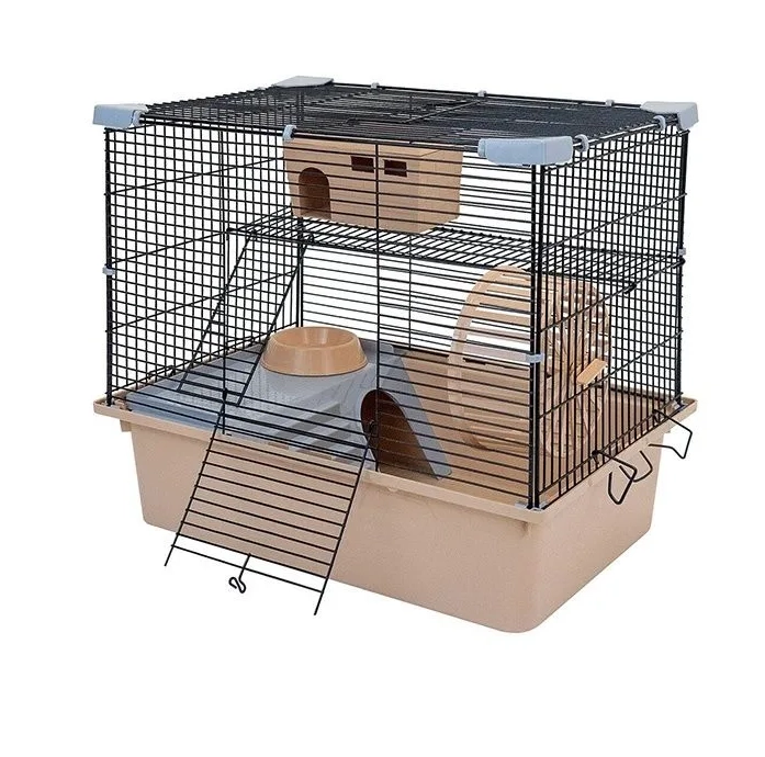 Клетка для грызунов Рикки, 2 этажа, разборная, 42*30*40см