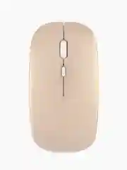 Золотой мышь компьютерная , бесшумная, беспроводная, ультратонкая, 2.4 GHz, Bluetooth, USB зарядка
