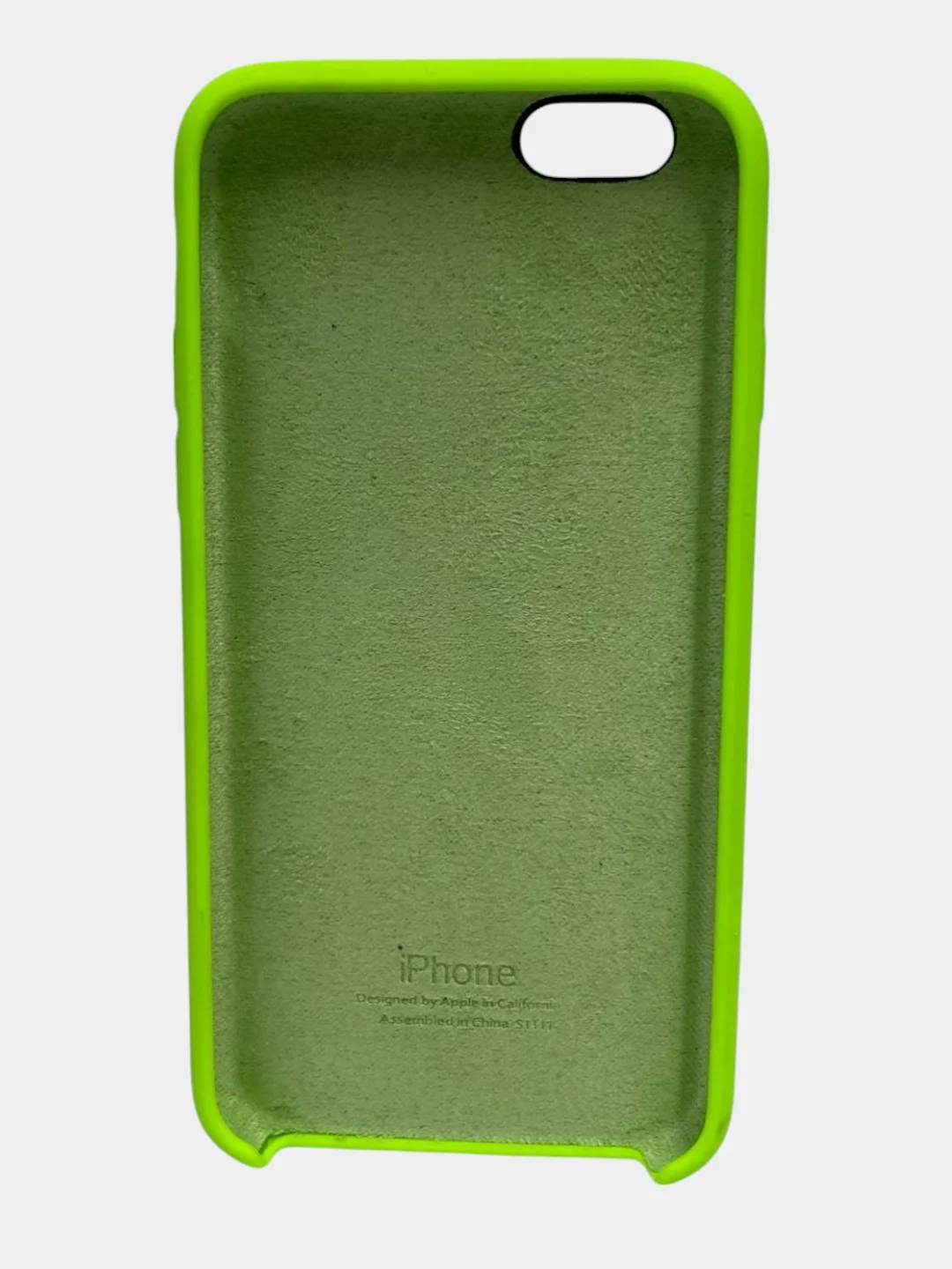 Салатовый чехол iPhone 6/6s Silicone case