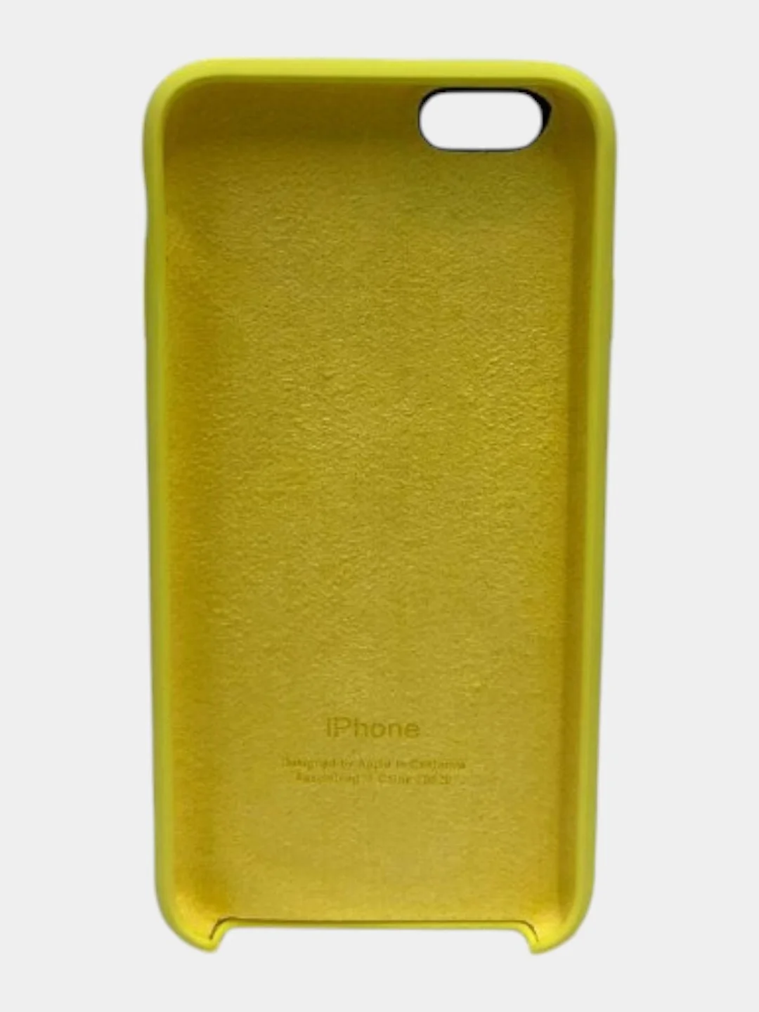 Светло-жёлтый чехол iPhone 6/6s Silicone case