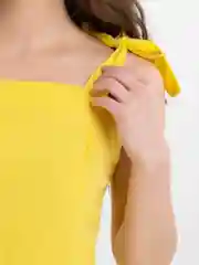 Желтый платье женское, сарафан