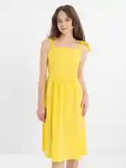 Желтый платье женское, сарафан
