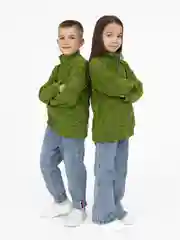Салатовый толстовка для мальчика, флисовая, Утенок