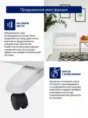 Белый конвекционный обогреватель STINGRAY ST-CH1022B с креплением для настенного монтажа/2400 Вт