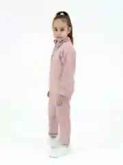 Пудровый комбинезон для девочки флисовый, Утенок