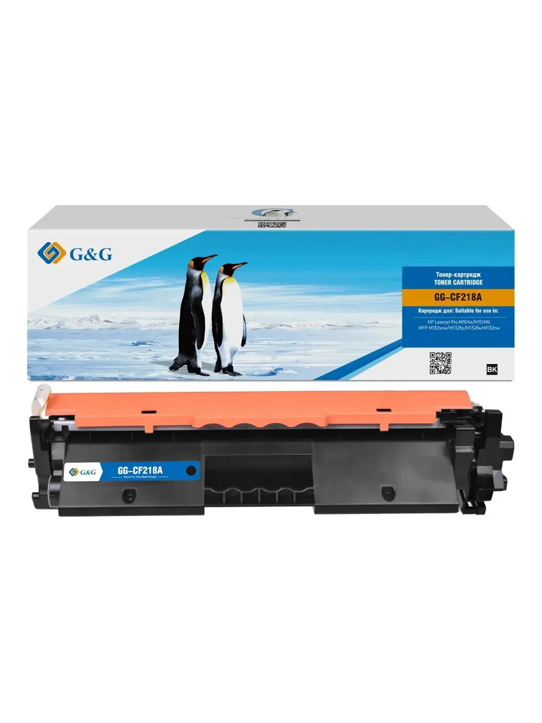 Картридж G&G GG-CF218A, CF218A, черный / GG-CF218A для HP