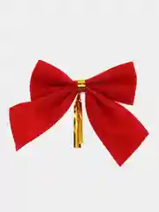 Елочные игрушки Золотая Сказка, 592152, новогодний декор, набор Бантики 3 цвета по 12 шт