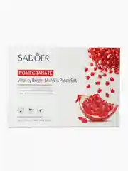 Красный подарочный набор уходовой косметики для лица Sadoer, 9 в 1,подарок на новый год