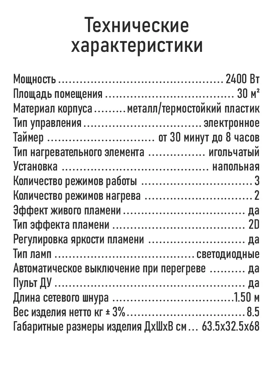 Черный камин электрический STINGRAY ST-FP4203A Пульт дистанционного управления черный