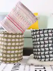 Корзина для игрушек и белья . Корзина для хранения белья, одежды, игрушек, тканевая