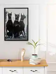 Картина по номерам на холсте с подрамником, 40*50, "Три добермана"