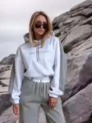 Женский костюм теплый, флисовый, оверсайз, over size