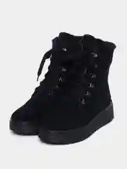 Черный ботинки зимние женские Rieker