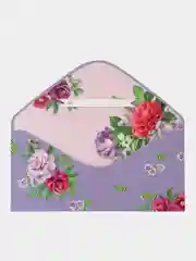 Мятный конверт-открытка для денег подарочный С днем рождения! С юбилеем! Поздравляем!