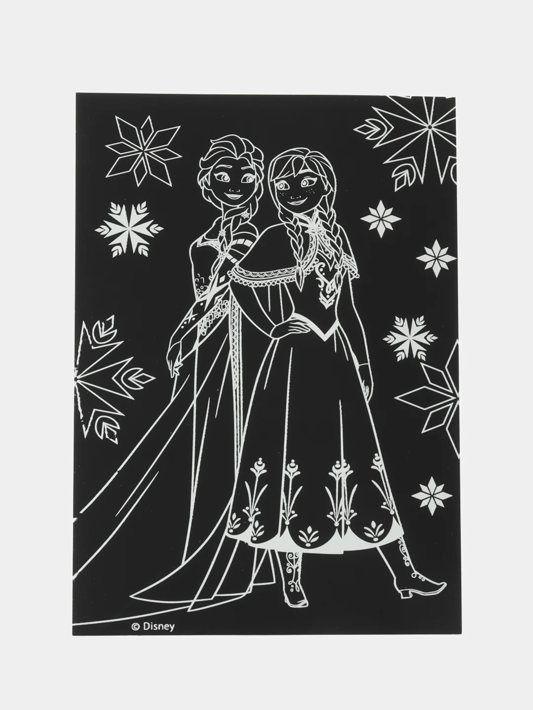 Гравюра детская, 2 штуки, со стекой, Холодное сердце