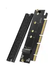 Черный плата расширения UGREEN CM465 (30715) PCIe 4.0(16×) to M.2 NVMe Expansion Card.