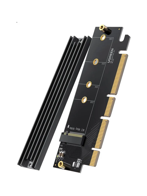 Плата расширения UGREEN CM465 (30715) PCIe 4.0(16×) to M.2 NVMe Expansion Card.