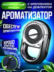 Черный ароматизатор в машину на дефлектор, автоматический освежитель воздуха, пахучка автопарфюм
