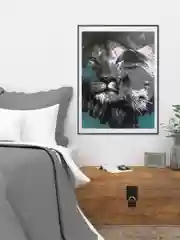 Картина по номерам "Львиная любовь", на холсте, с подрамником, 40*50