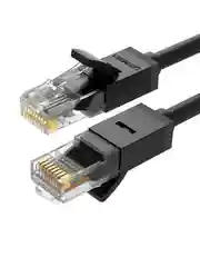 Черный кабель сетевой UGREEN NW102 (20161) Cat 6 8-Core U/UTP Ethernet Cable. Длина: 3м.