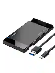 Черный внешний корпус для жесткого диска UGREEN US221USB-C 31 To 25'' SATA