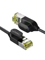 Черный кабель UGREEN NW149 (80417) CAT7 Shielded Round Fine Cable Modular Plugs. Длина: 2м.