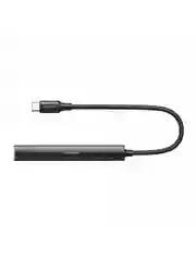 Черный усилитель UGREEN CM545 (90217) Type C Male To 3.5mm DAC Amplifier. Цвет: черный