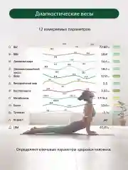 Черный умные диагностические весы MARTA MT-1684 черный жемчуг
