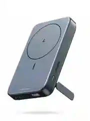 Серый внешний магнитный аккумулятор UGREEN (PB206) 15086 10000mAh MIni Magnetic Wireless 20W