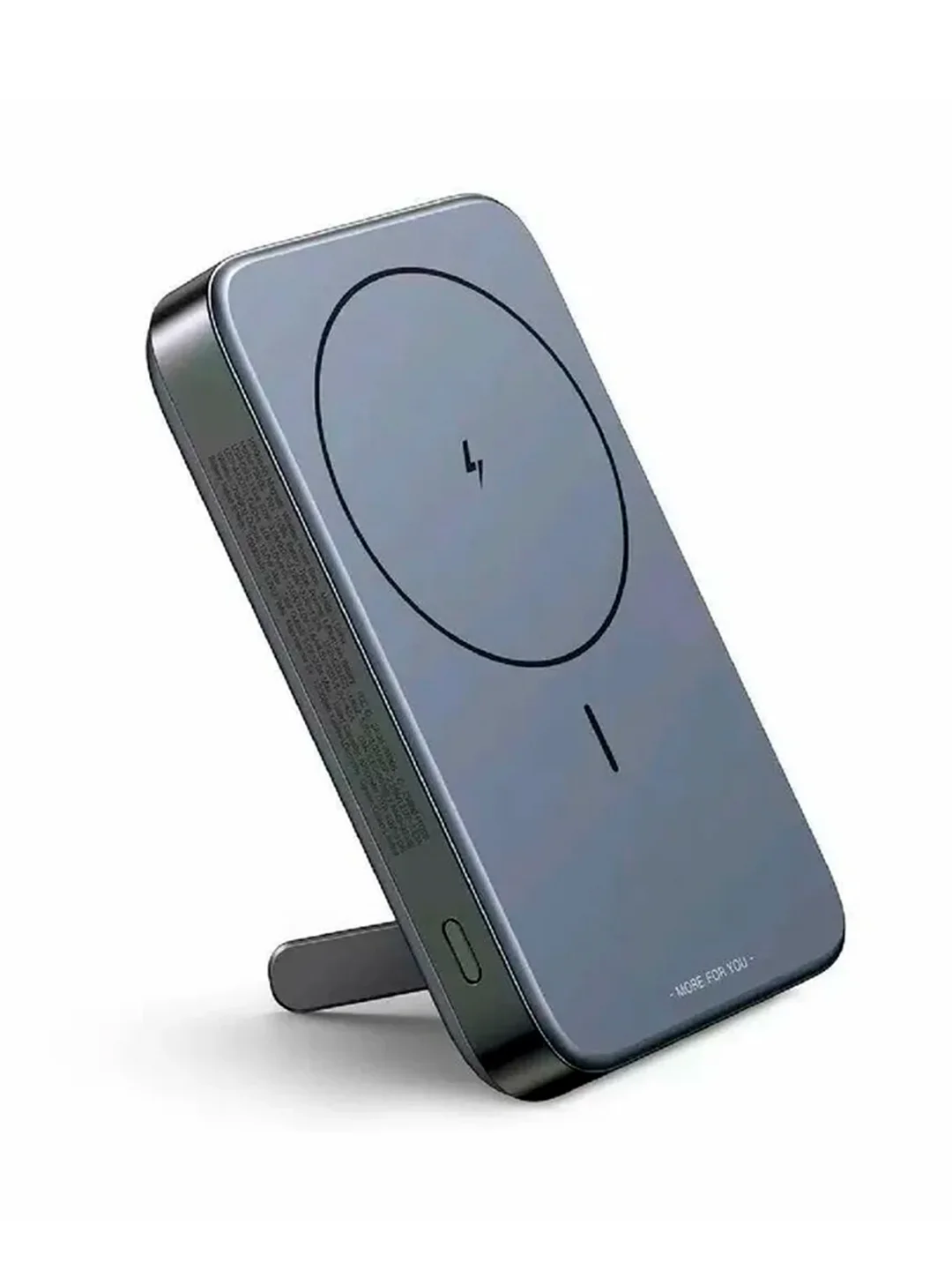 Серый внешний магнитный аккумулятор UGREEN (PB206) 15086 10000mAh MIni Magnetic Wireless 20W