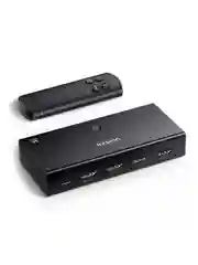 Черный переключатель UGREEN CM598 (15376) HDMI Switcher 3-в-1. Цвет: черный