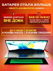 Ноутбук для работы учебы игр Like Smart Pro Intel N95 16/512GB IPS15.6, русская клавиатура