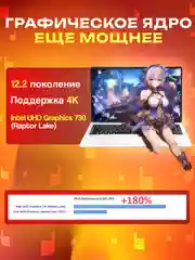 Ноутбук для работы учебы игр Like Smart Pro Intel N95 16/512GB IPS15.6, русская клавиатура
