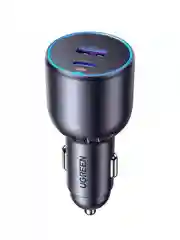 Серый автомобильное зарядное устройство UGREEN EC701 (35023) 63W 2-Port USB-C PD&USB-A