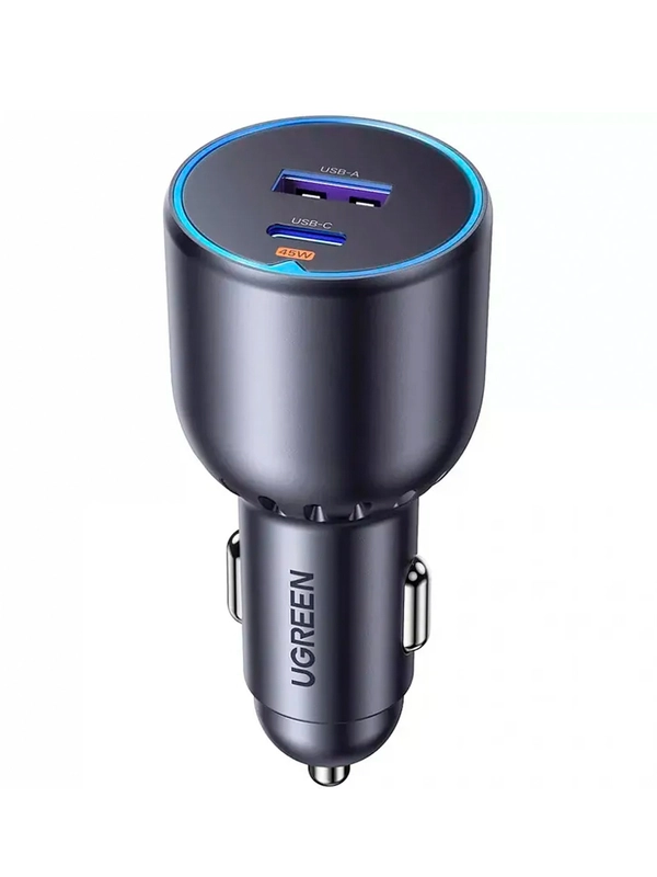 Автомобильное зарядное устройство UGREEN EC701 (35023) 63W 2-Port USB-C PD&USB-A