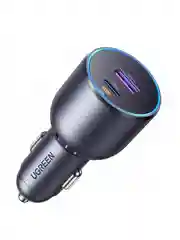 Серый автомобильное зарядное устройство UGREEN EC701 (35023) 63W 2-Port USB-C PD&USB-A